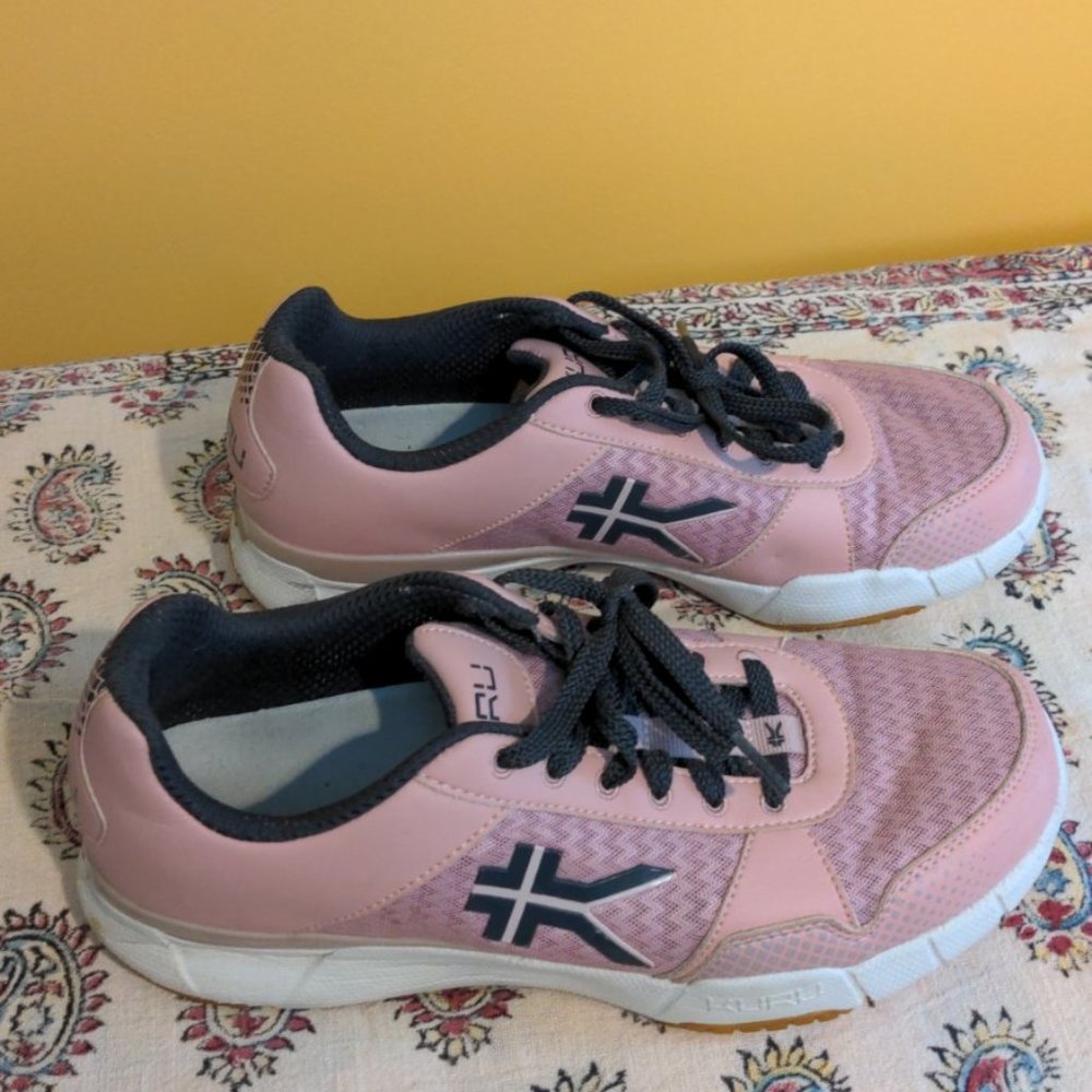 Kuru Quantum Women's Size 9.5 Pink and Grey Running Athletic Training Shoes